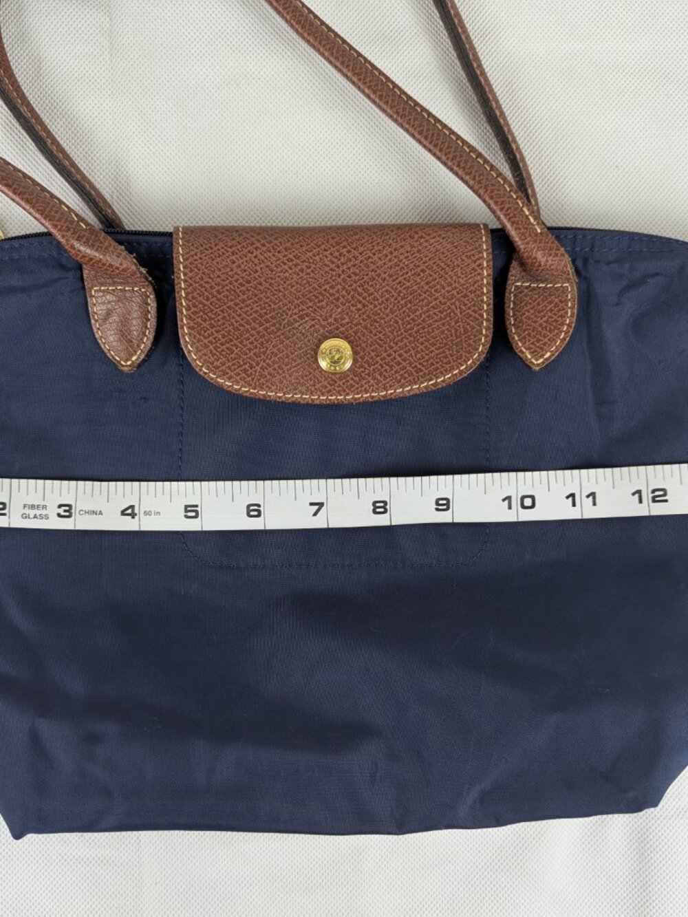 Longchamp Le Pliage Tote Bag Blue Nylon - Authentic - Clean - Good Condition. - Picture 12 of 14